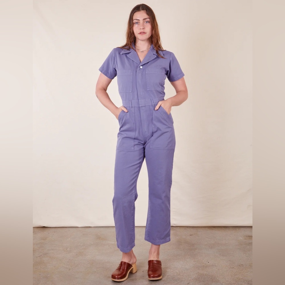 Big Bud Press faded grape shoe sleeve jumpsuit xs